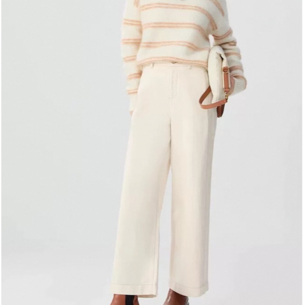 24年（阿M家原）春秋款宽松直筒高腰阔腿牛仔裤（D24K0227）