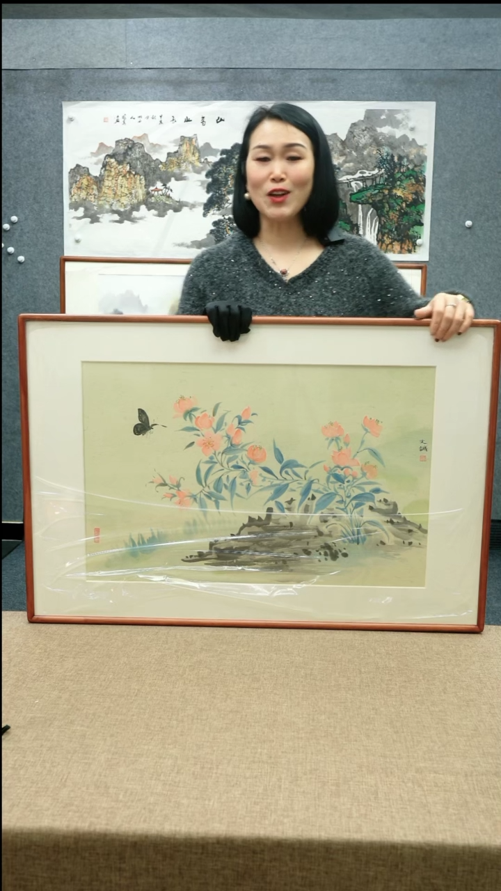 【闪购商品】国画62*92文诚老师花鸟