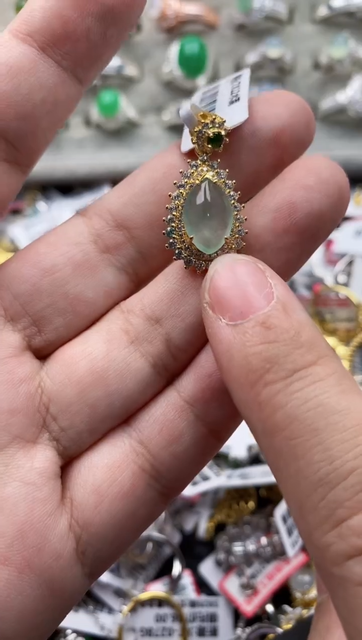 【闪购商品】翡翠戒指银S925镶嵌33333---3