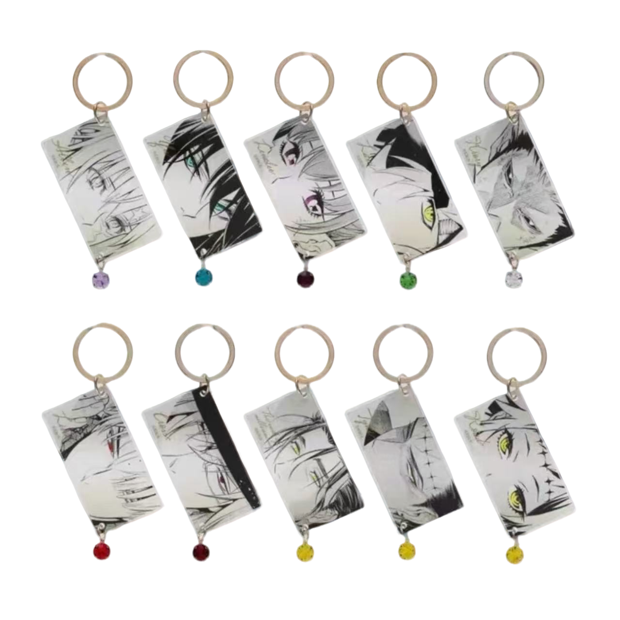 【驱魔眼神挂件】驱魔少年js眼神原画亚克力挂件（盲盒代拆）