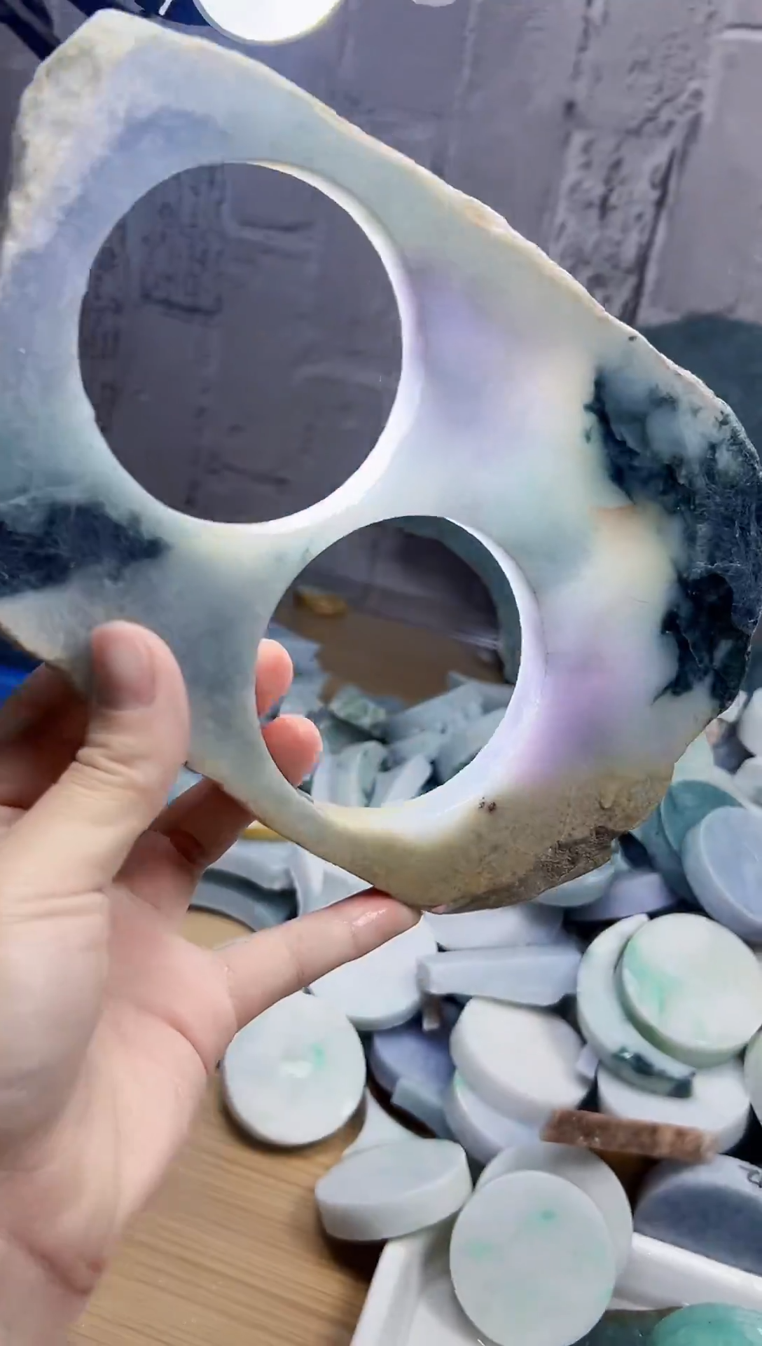 裸石翡翠天然翡翠A货余 南 792