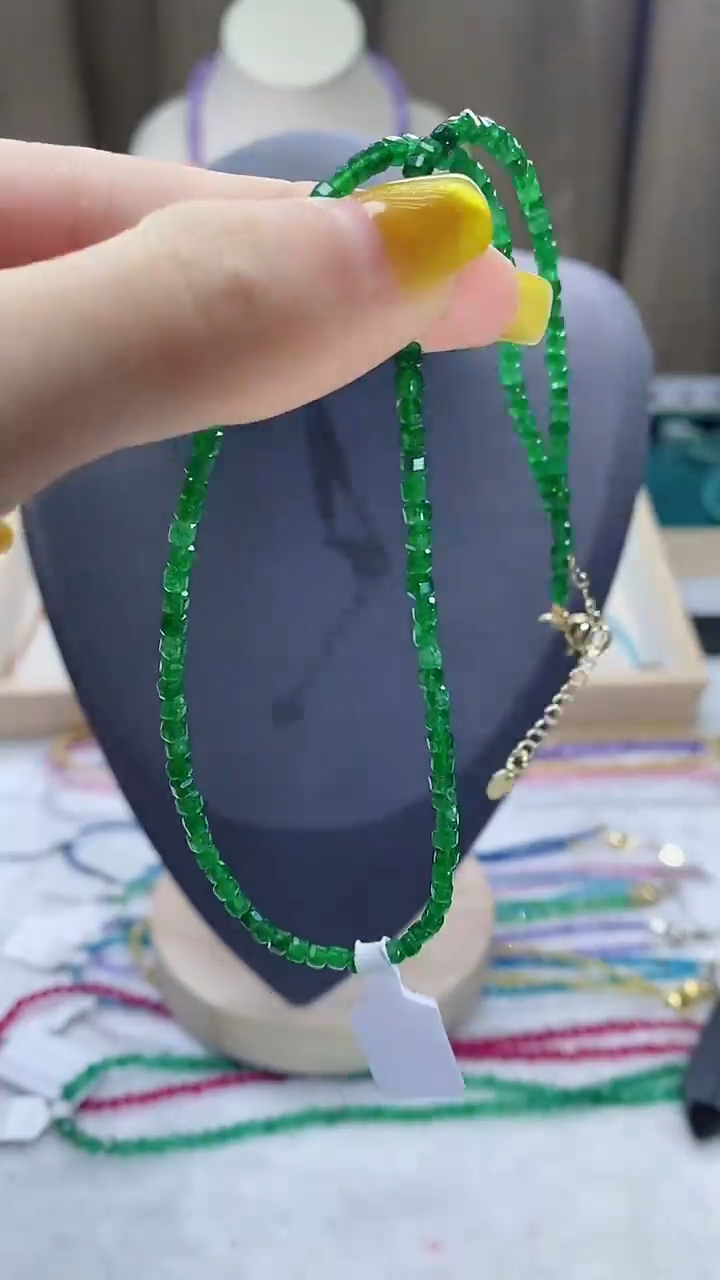 【闪购商品】祖母绿项链14K金镶嵌诗宁甄选珠宝SYZB99