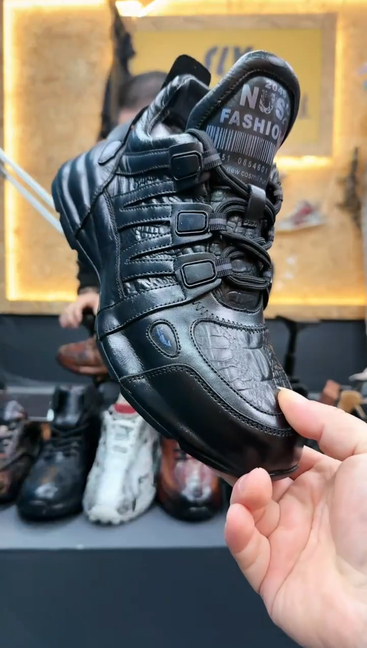 磨砂皮（牛皮）40码黑色918