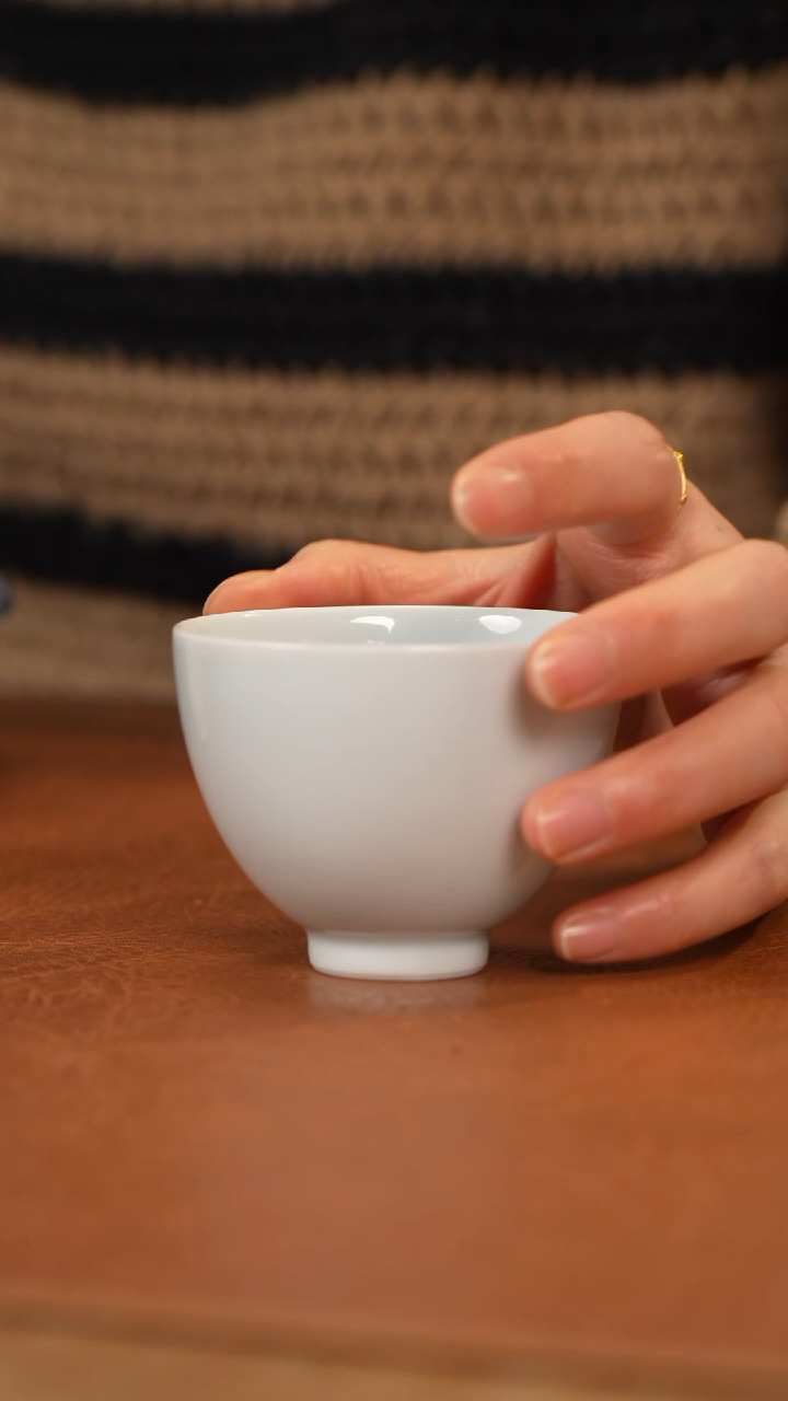 【闪购商品】杯景德镇白胎鸡心杯