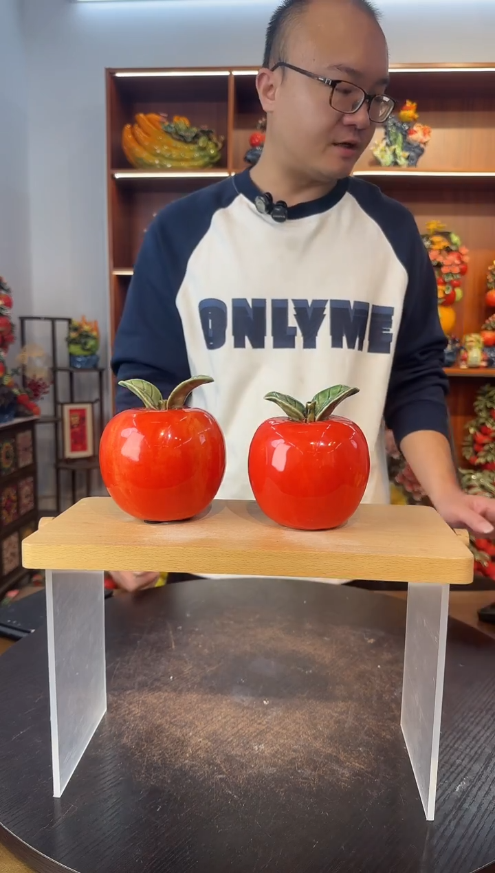 陶瓷大苹果一对 