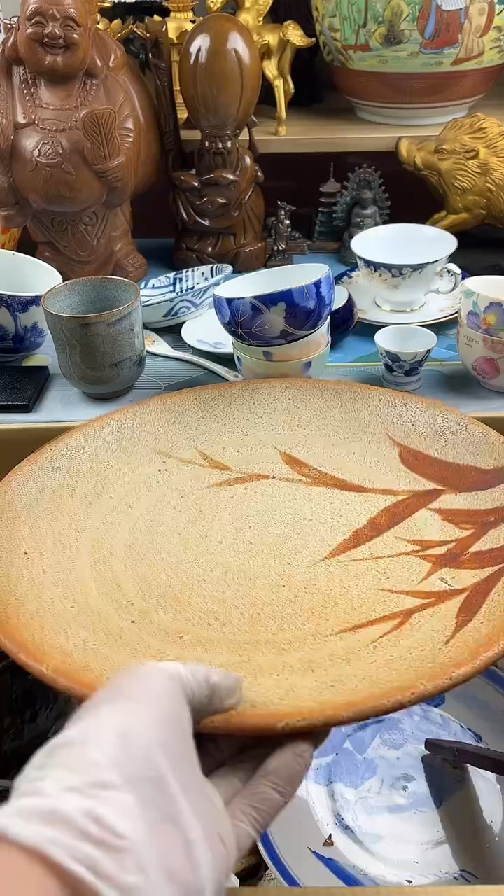 瓷片英歌瓷器满28包邮