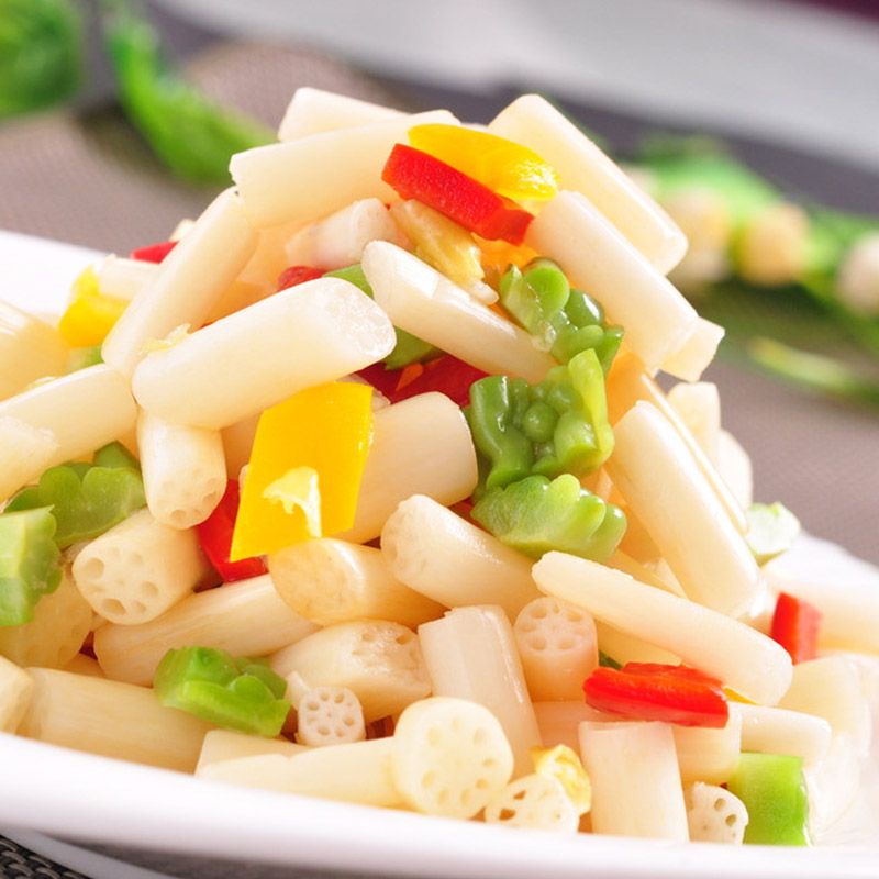 洪湖泡藕带新鲜泡椒藕带酸辣味泡藕带藕尖泡菜下饭菜洪湖藕带批发