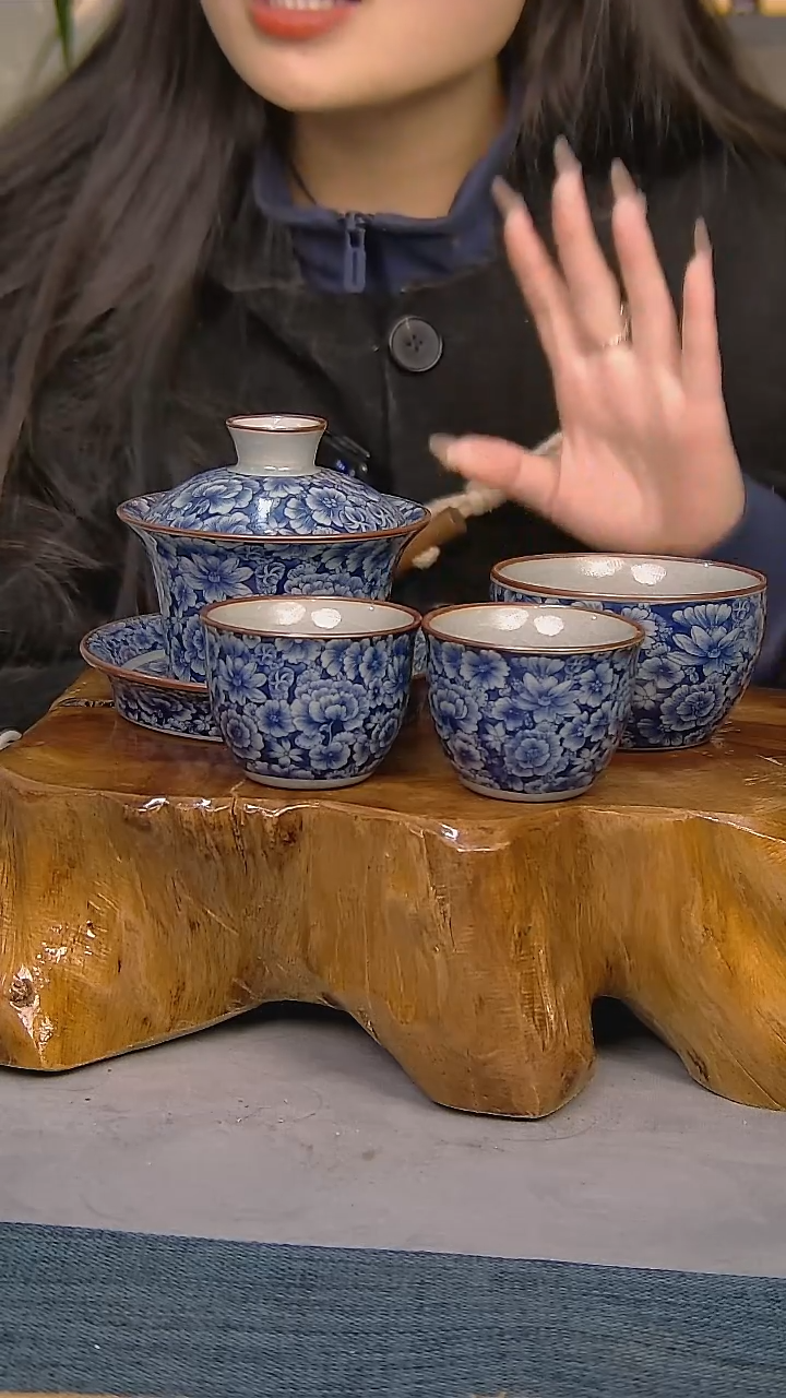 【闪购商品】4件套陶瓷茶具家用简装系列 