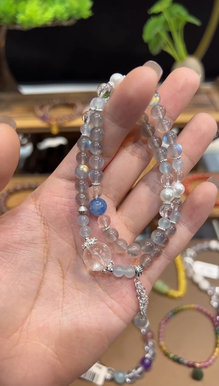 【闪购商品】长石手链未镶嵌手饰@@