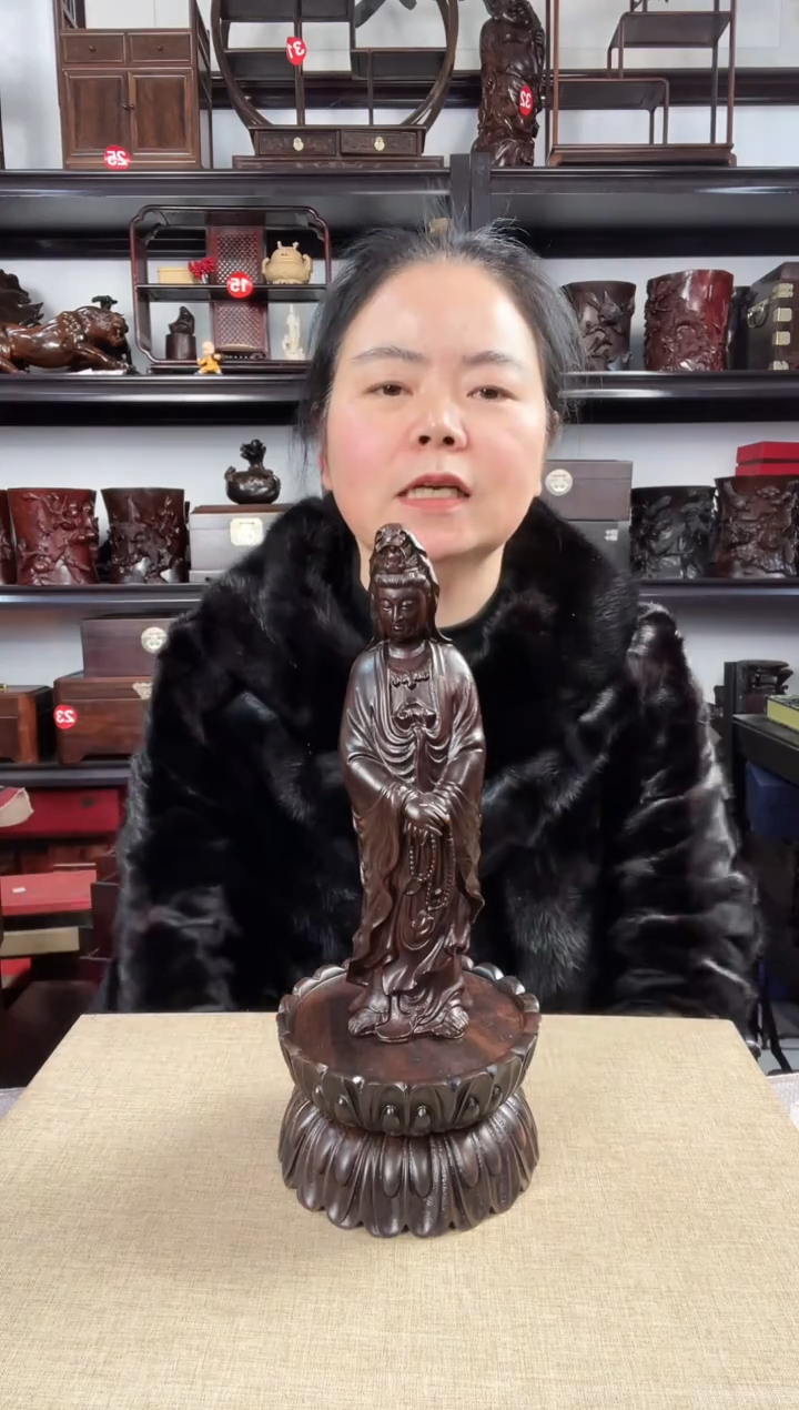 木双层大号+观老李红木工艺品