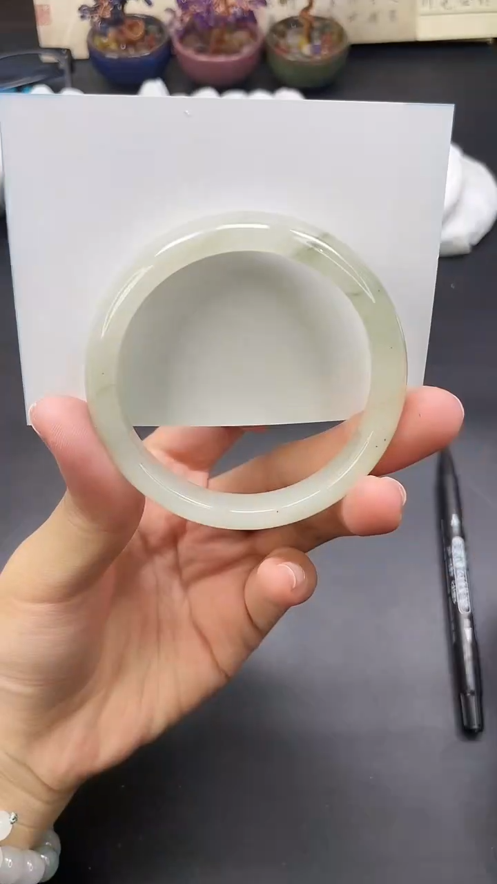 未镶嵌手镯石英质玉A28-55`56`57