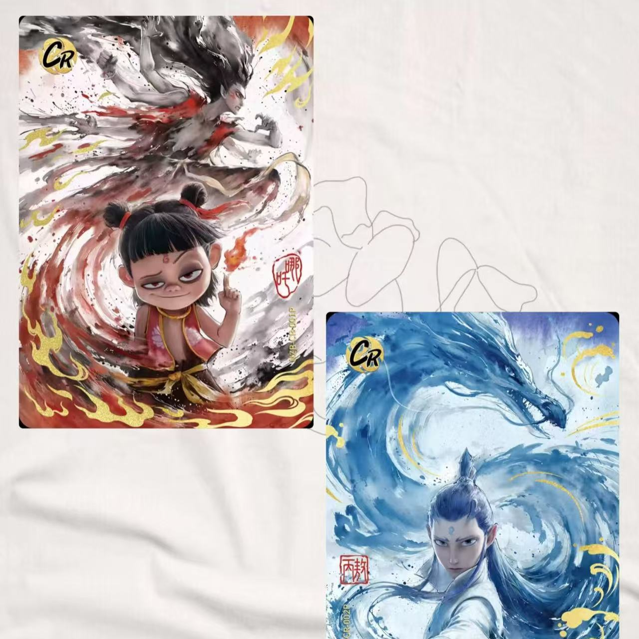 【带PR卡 四宫格卡册】哪吒之魔童闹海灵焰包电影收藏卡牌默认代拆