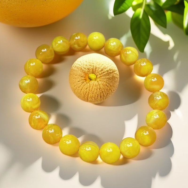 【大喜儿】白底花10m手链-QW442多样性发一