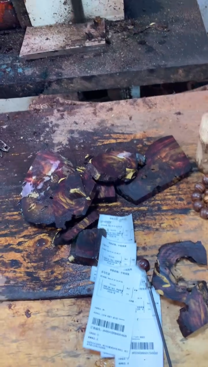 黄花梨/降香黄檀手串/手链顾*海南黄花梨定制2.0*12颗加1