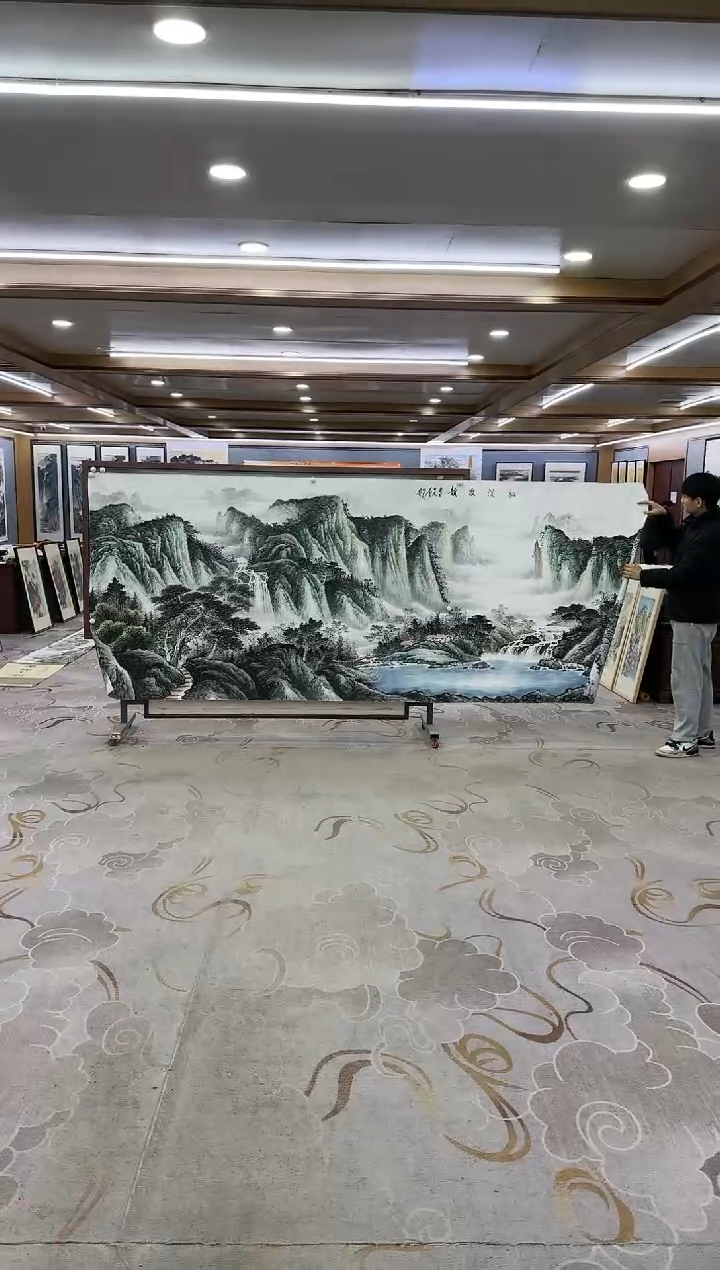 绘画Y-邵明义-大丈二-山水画