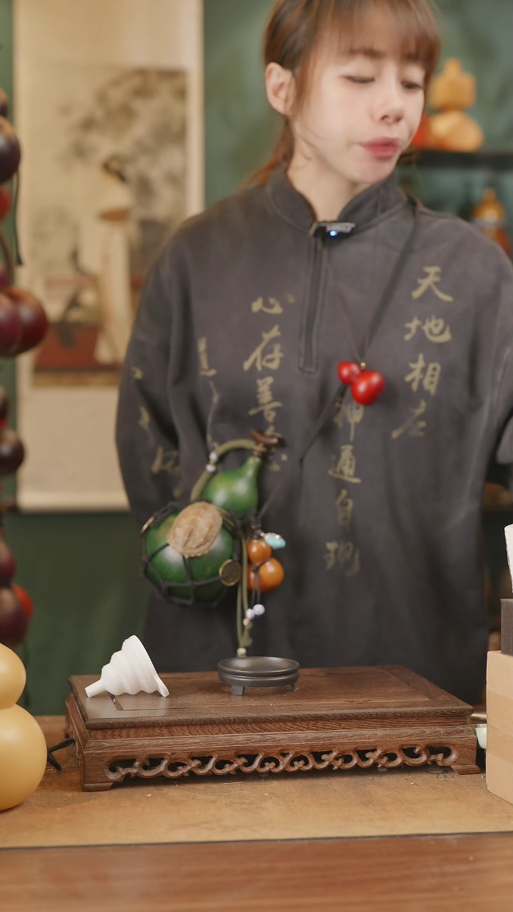 【闪购商品】105号精品天然大漆工艺防渗内胆酒葫芦~