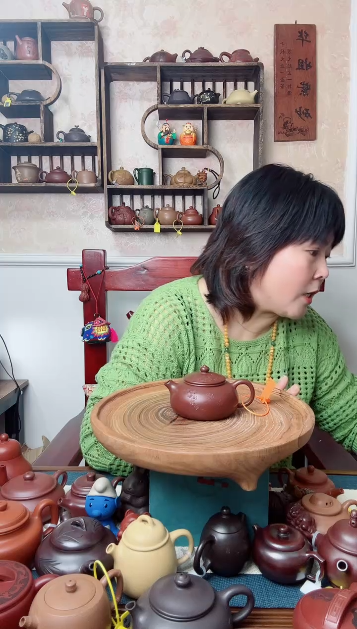 【闪购商品】紫砂茶壶紫朱泥  寒江200CC