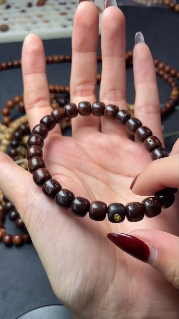 【闪购商品】星月菩提手串精选级深珀桶珠8.5*7.5手串