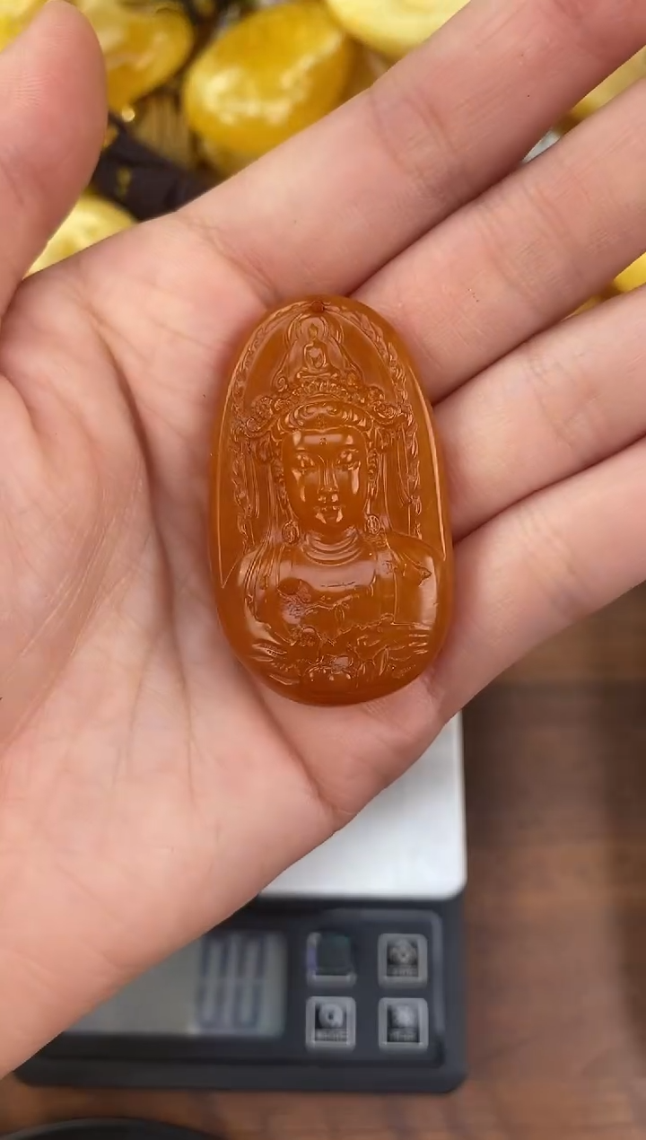 裸石琥珀未镶嵌天然蜜蜡琥珀