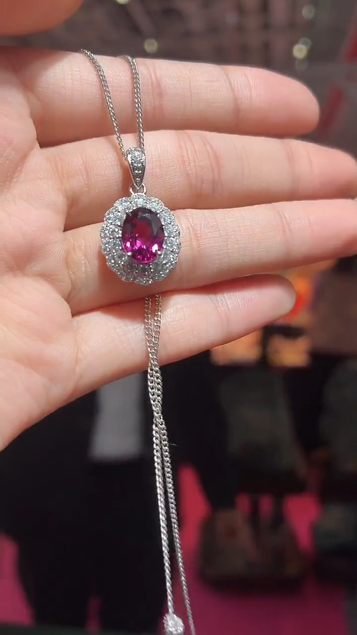 银S925镶嵌其他石榴石（扎德严选）