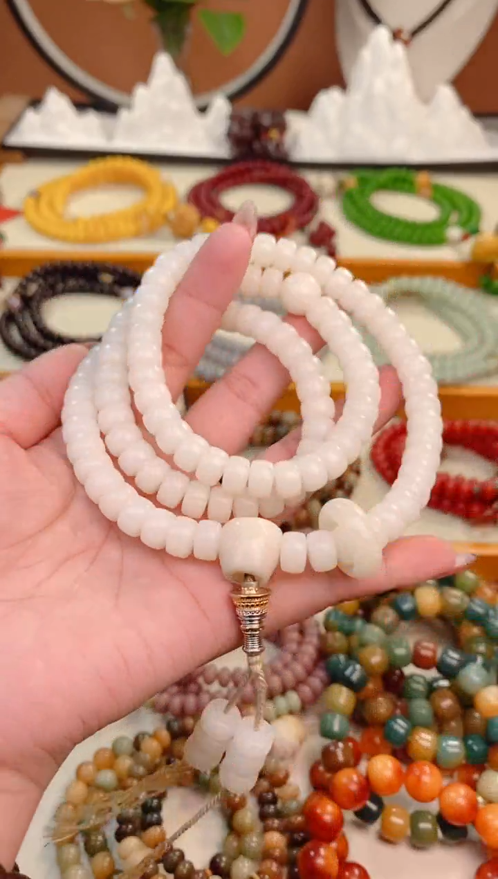 【闪购商品】菩提根/象牙果吊坠皓月直切108颗