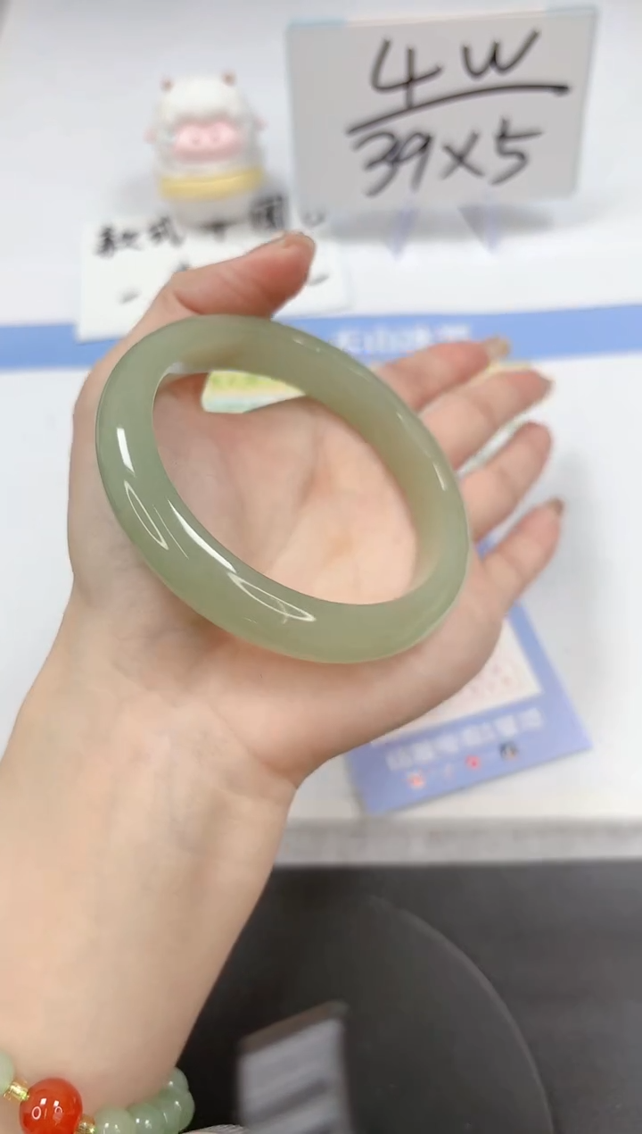 【闪购商品】石英质玉手镯未镶嵌A223-62.7-63