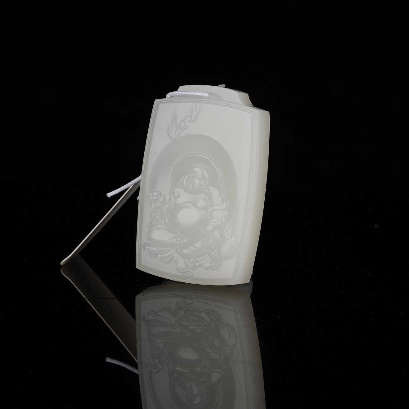 XT02747二十世纪和田玉弥勒挂坠