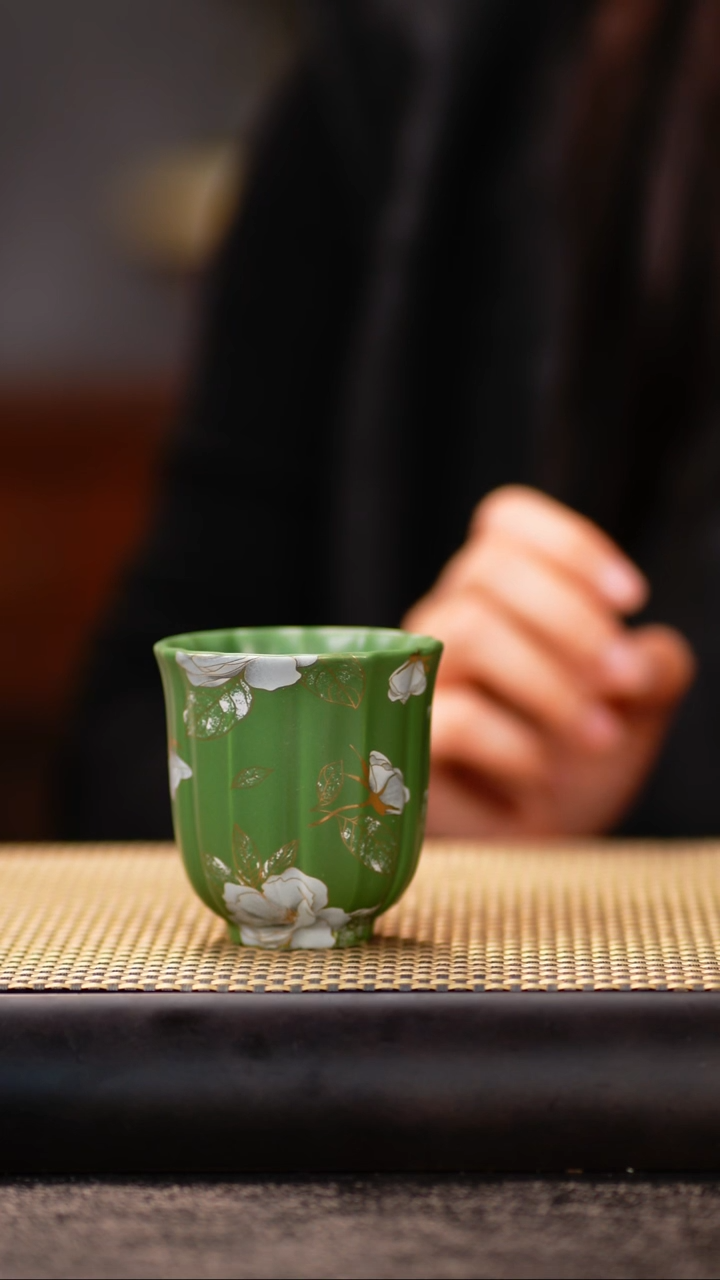 YJY41绿色万花筒杯