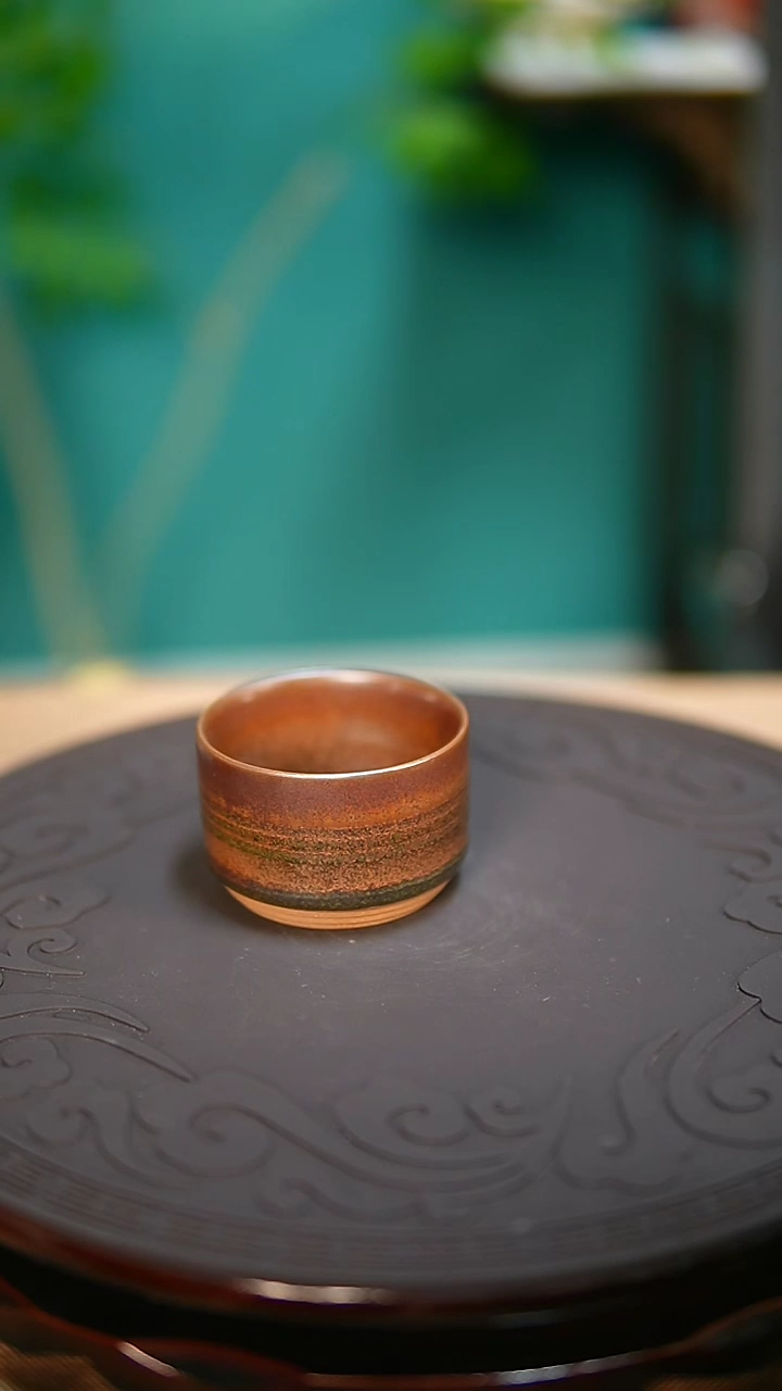 【闪购商品】杯钧尚源原矿钧瓷紫金釉直壁主人杯