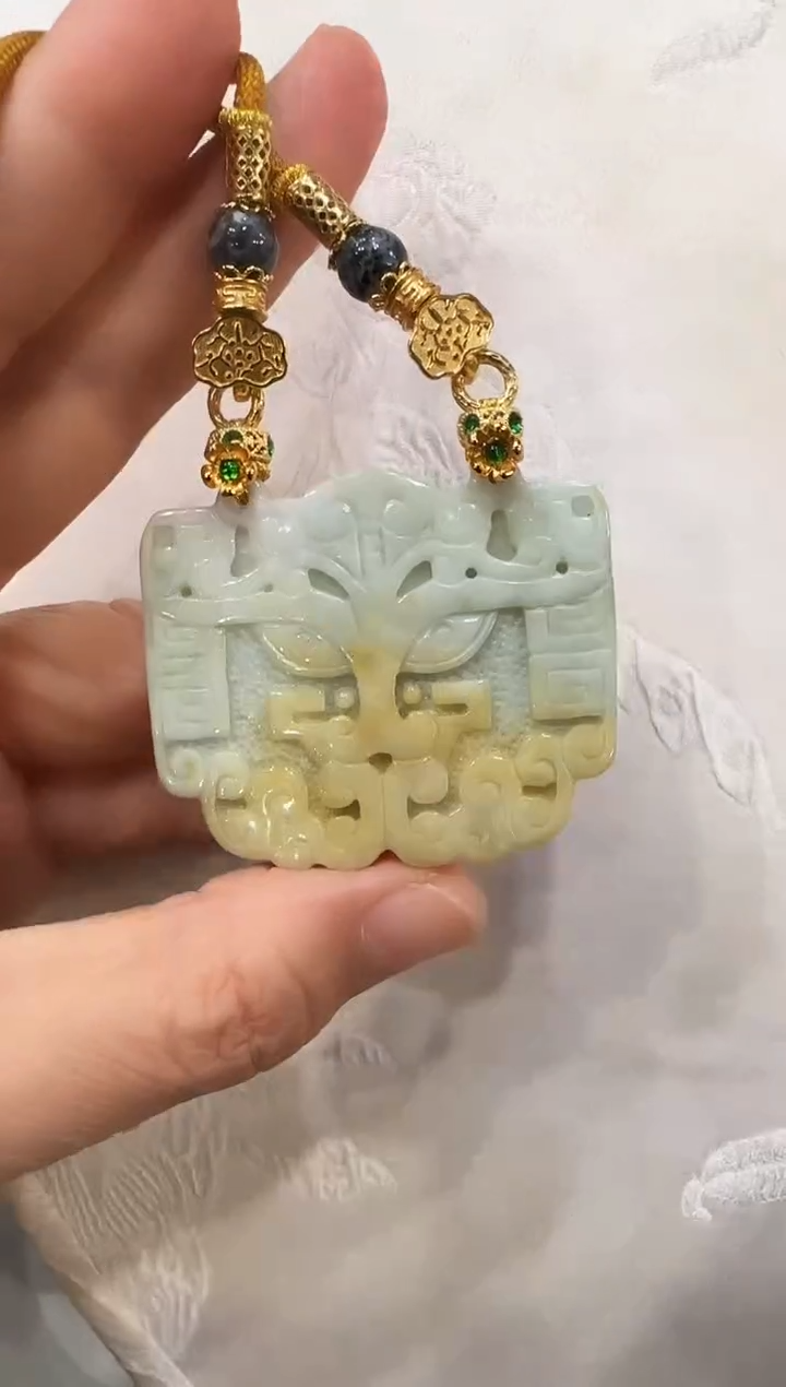 颈饰未镶嵌翡翠国风