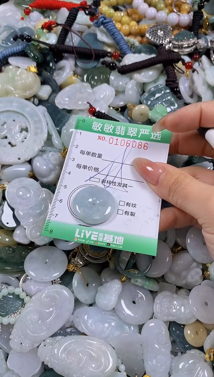 【闪购商品】翡翠颈饰未镶嵌闪购0106086多样性发其一