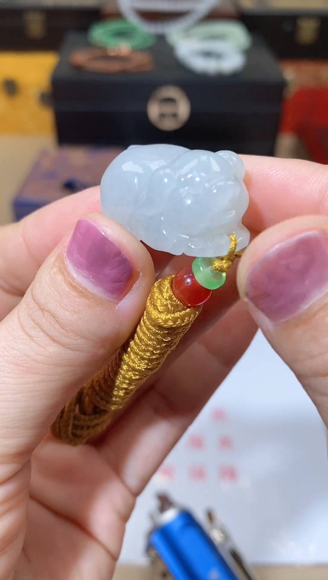 【闪购商品】翡翠颈饰未镶嵌天然A货翡翠