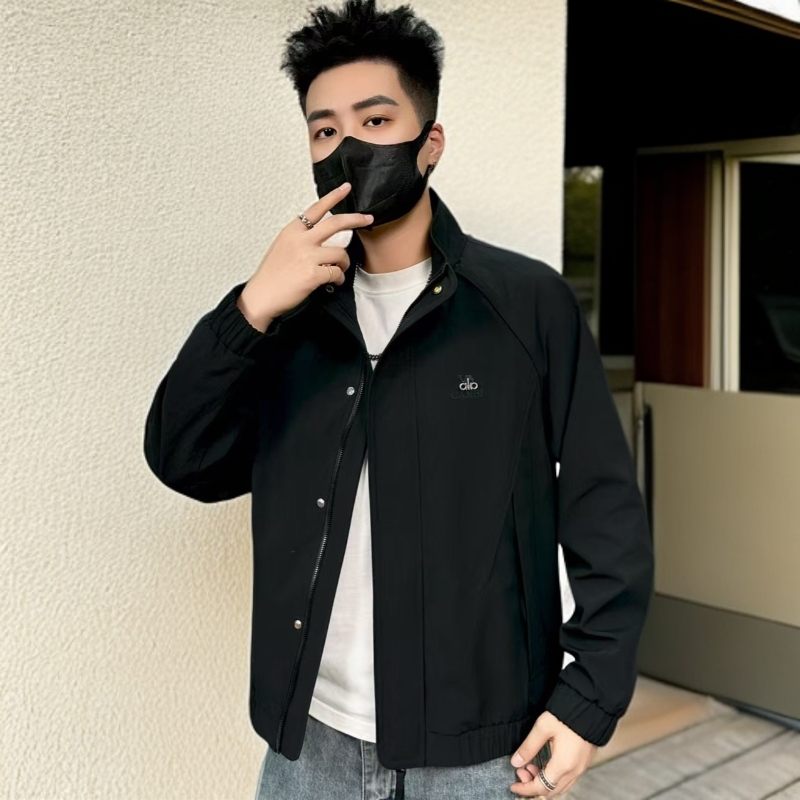 【小俞服饰】秋季新款男士休闲外套秋季夹克潮流短款立领简约