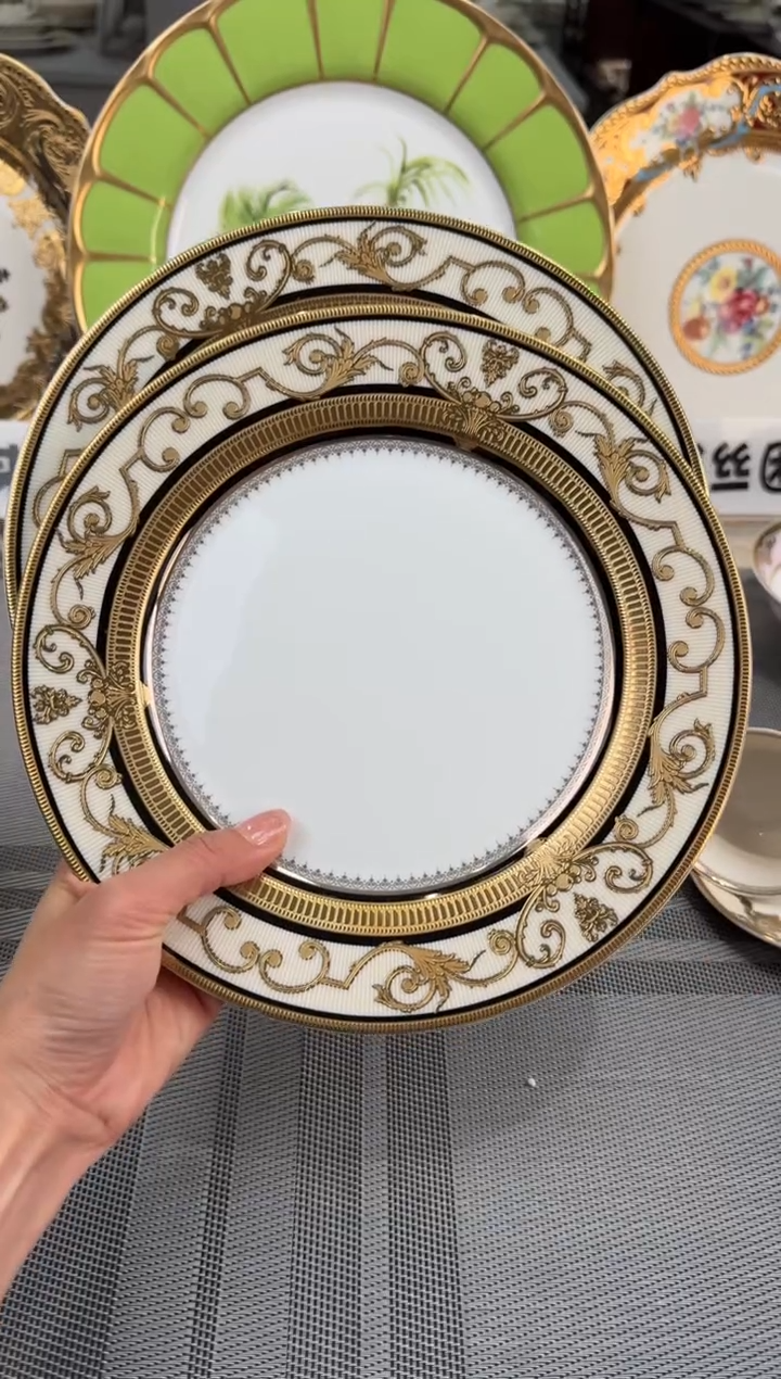 【闪购商品】瓷片9英寸平盘2个福利款微瑕