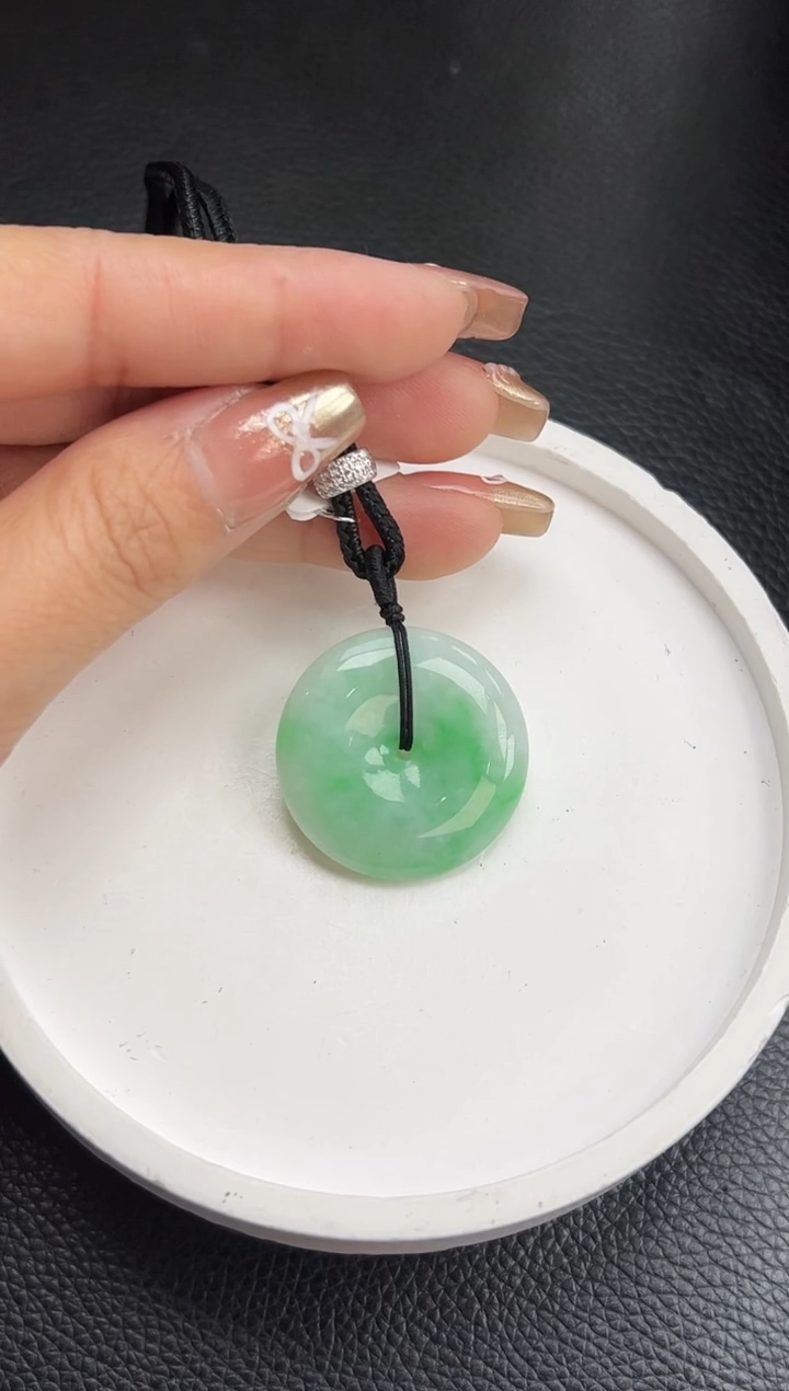 【闪购商品】翡翠颈饰未镶嵌K733-796 平安扣