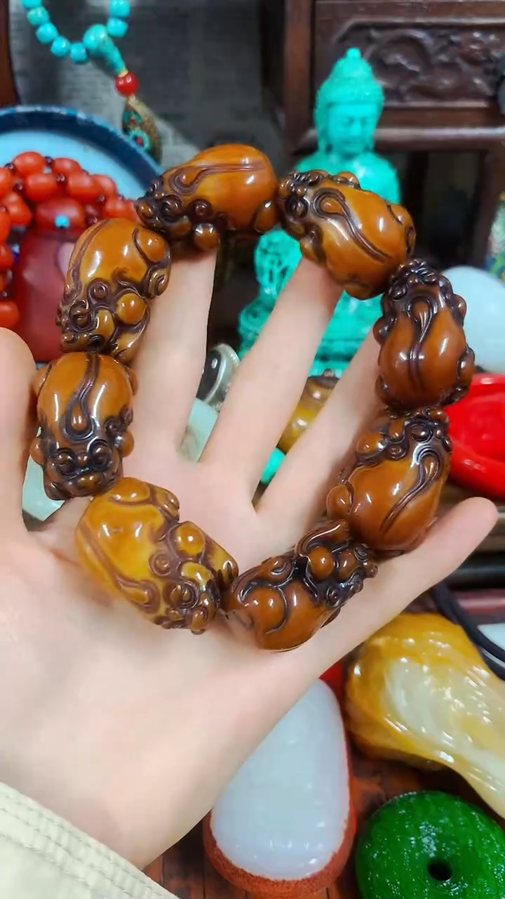 【闪购商品】蜜蜡手串未镶嵌主播推荐主播推荐