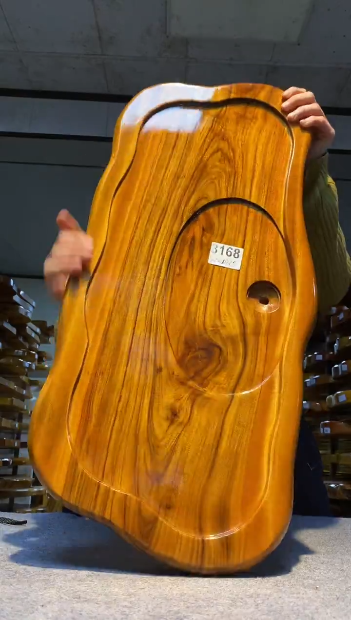 实木茶盘 一物一拍（不含配件）