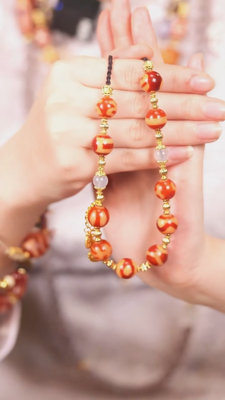 玛瑙/玉髓（覆膜）颈饰未镶嵌传世珠宝-多样性发其一