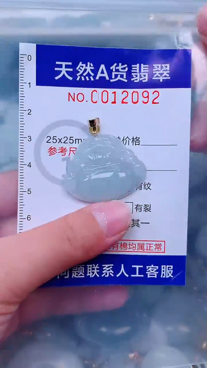 吊坠(不含链)未镶嵌翡翠1