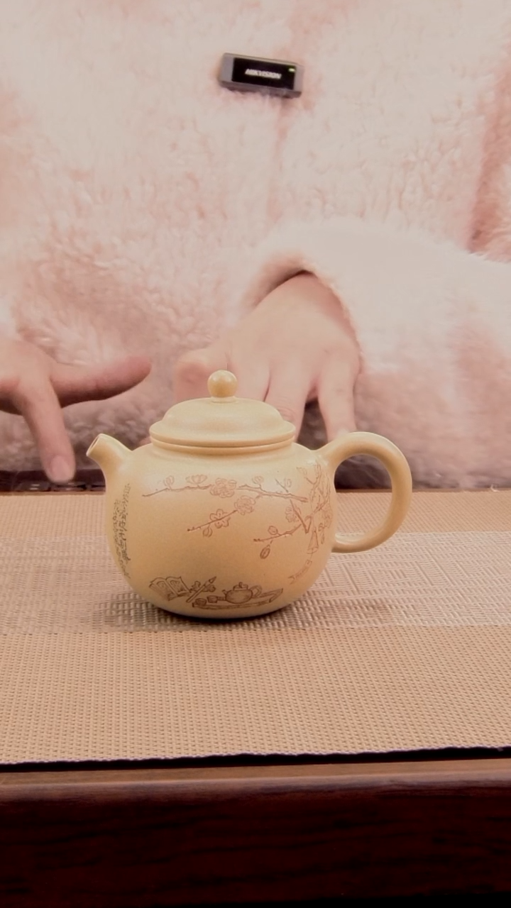 原矿本绿等风来紫砂壶25