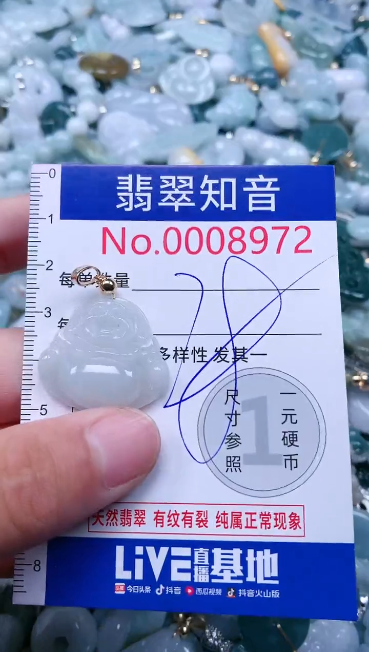 【闪购商品】翡翠吊坠(不含链)未镶嵌8972