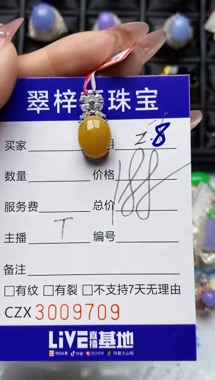 【闪购商品】翡翠戒指银S925镶嵌9709