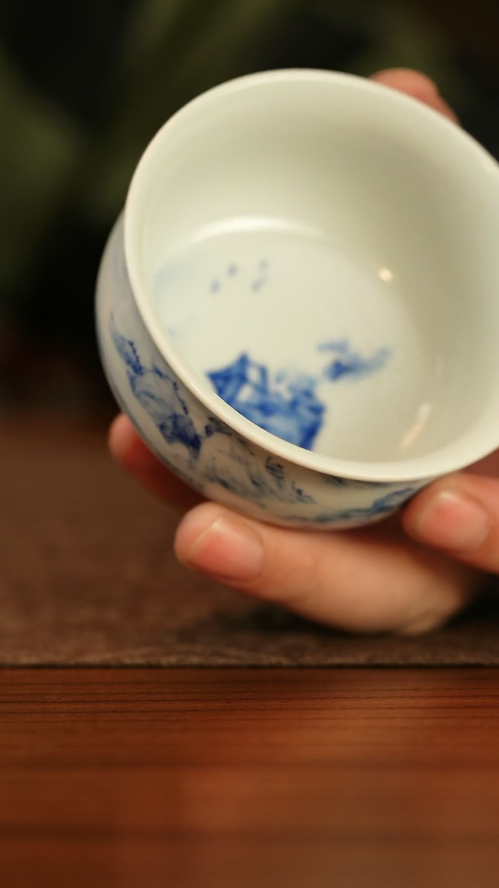 【闪购商品】垂虹万方柴窑青花山水炉式