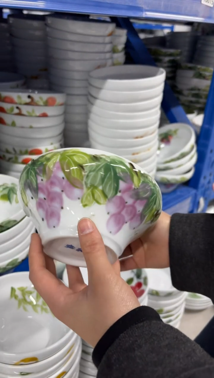 景德镇手绘釉中彩（食品级）葫芦碗