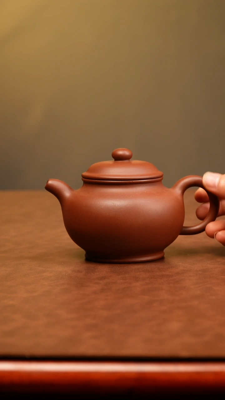 茶壶紫砂1148-C吴梦杰掇只300cc紫泥