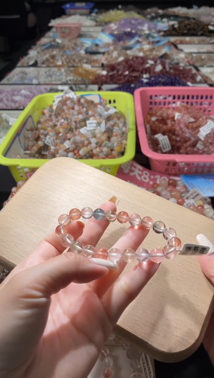 未镶嵌手链水晶128号 多样性发一BB  9+