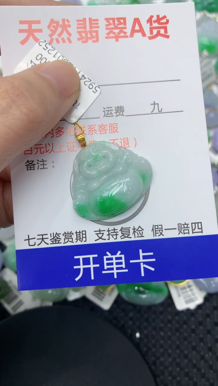 【闪购商品】翡翠颈饰18K金镶嵌11111111111