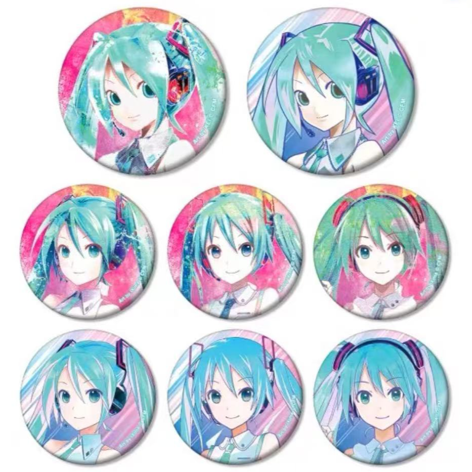 【默认代拆】初音未来 水彩3弹吧唧徽章