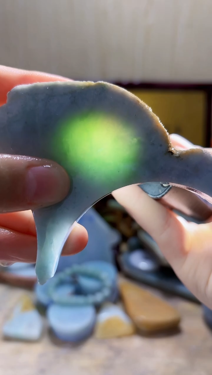 未镶嵌挂件翡翠小小璀璨3450