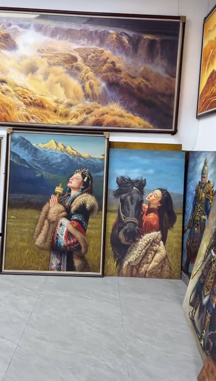 【闪购商品】书法黑马少女加祈福少女